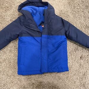 The Children's Place Navy and Royal Blue Puffer Jacket